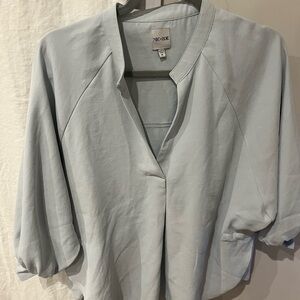 NIC+ZOE Light Blue Blouse
